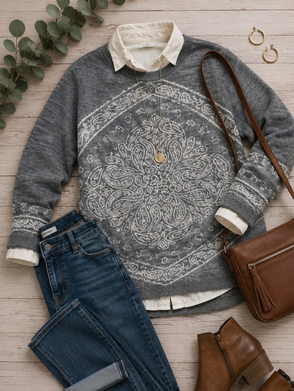 CORTEFIEL WEEKEND WOOL BLEND SWEATER Size 4‎